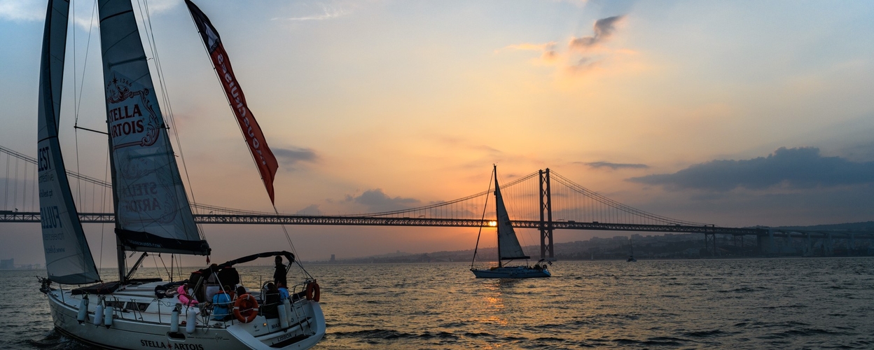 Cover for Sunset sailing in Lisbon