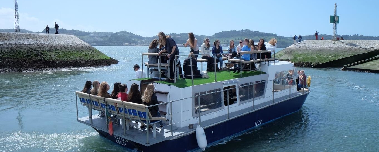 party boat in Lisbon 
