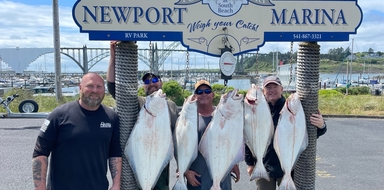 Halibut and Salmon Fishing Trip in Newport