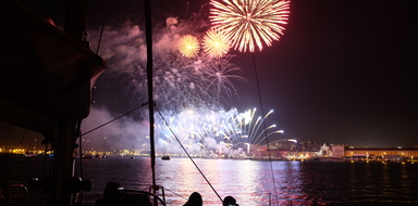 New Years Eve in Lisbon on a boat
