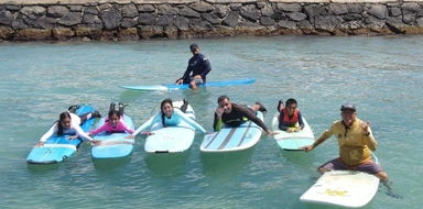 Private Group Surfing in Waikiki