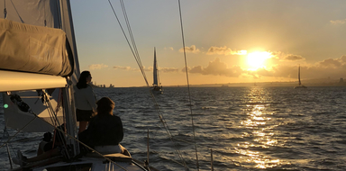 Enjoy a sunset in Lisbon on a private boat
