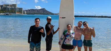 Private surf lesson in Honolulu