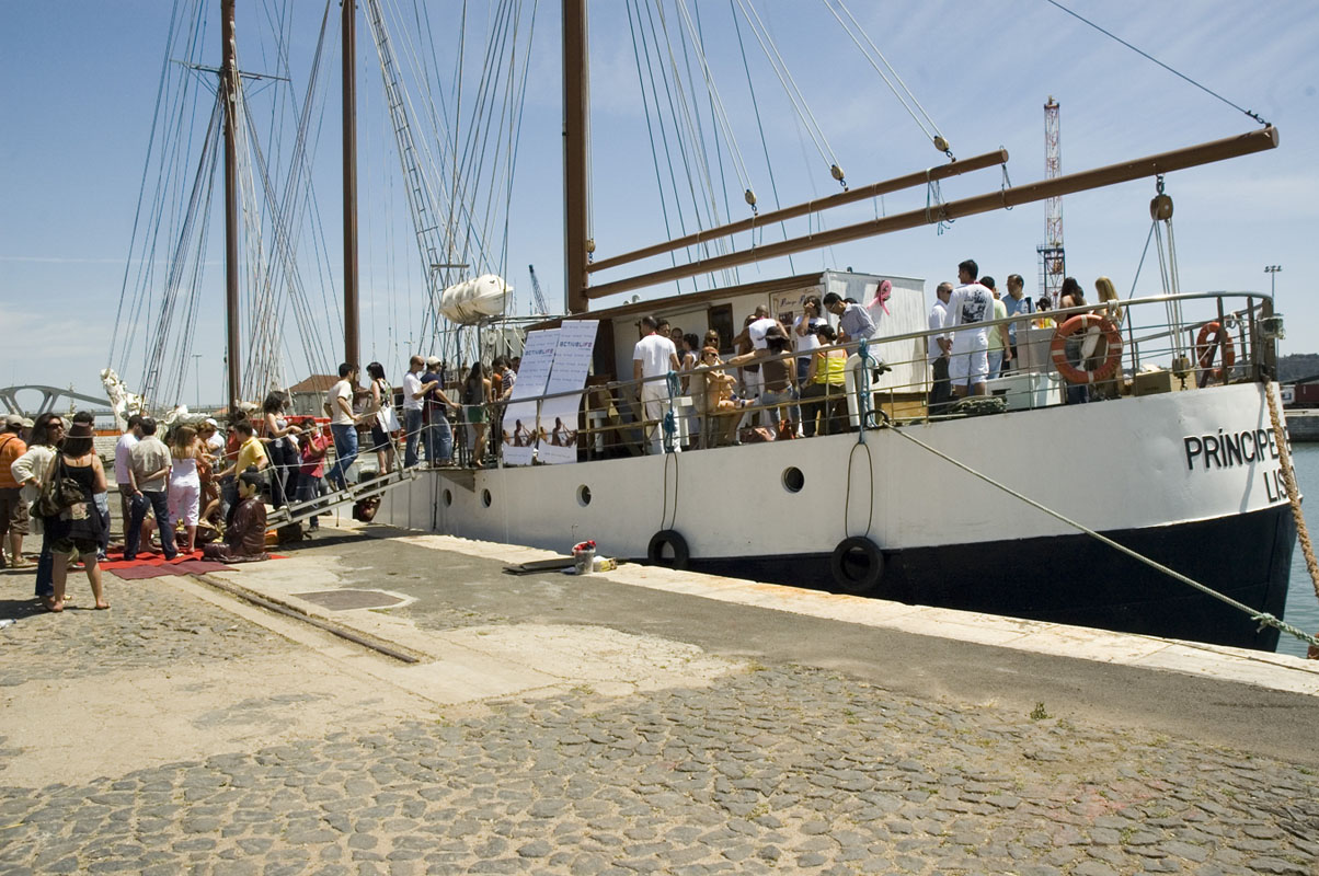 Sailing boat in Lisbon