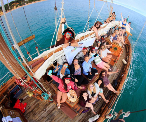 The pirate boat in Albufeira is a lot of fun for the whole family