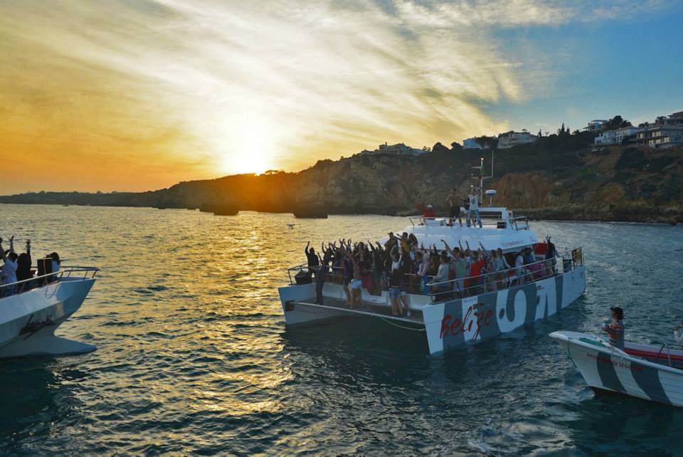 Boat party in Albufeira