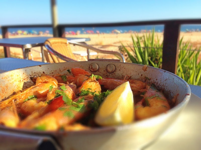 shrimps - best things to eat in Lagos Portugal