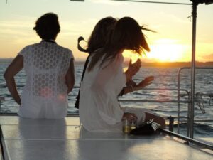 Excursión en barco al atardecer en Vilamoura