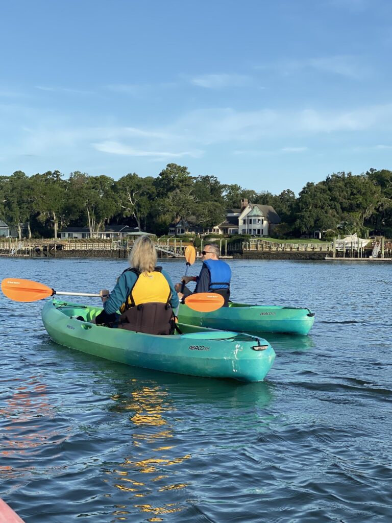 Kajak en koffie tour in Hilton Head