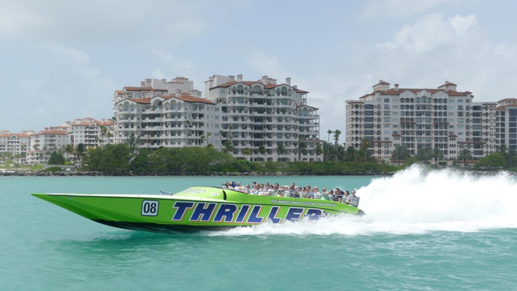 Tour mit dem Schnellboot durch Miami