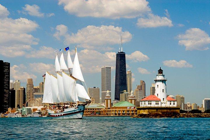 Passeio à vela educativo em Chicago