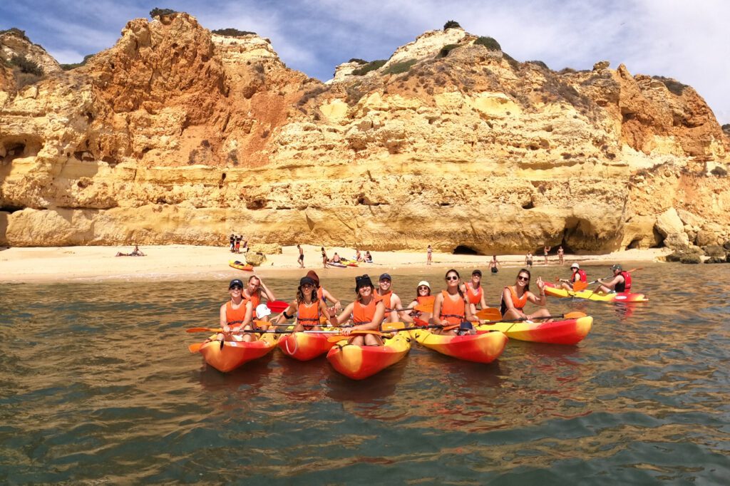 Kayak Tour to Benagil Cave from Benagil Beach