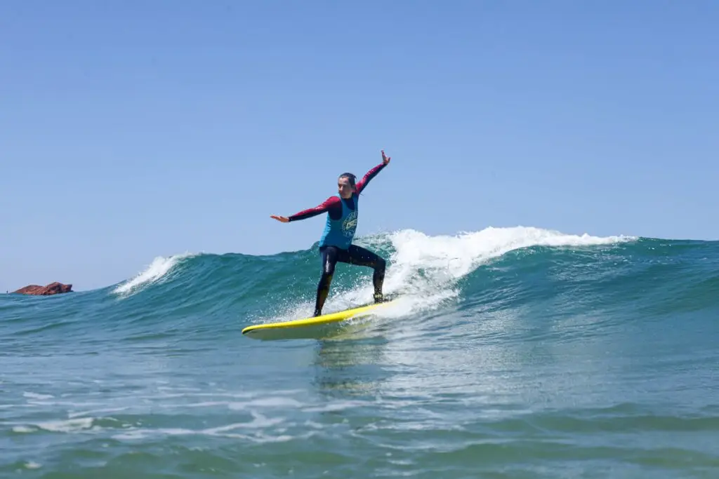 Surf-Lektionen aus Lagos