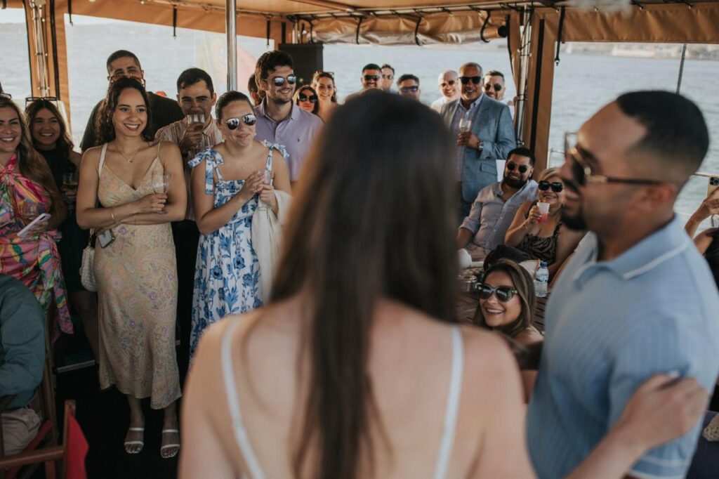 Events on a boat in Lisbon