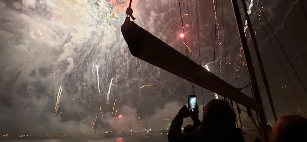 Privatboot in Lissabon für Silvester