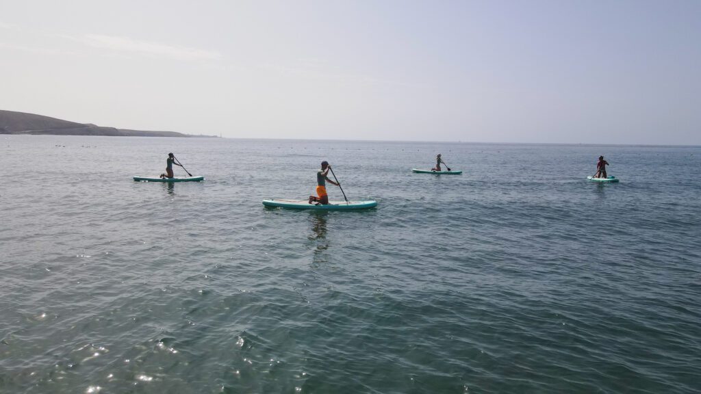 SUP-Unterricht auf Gran Canaria