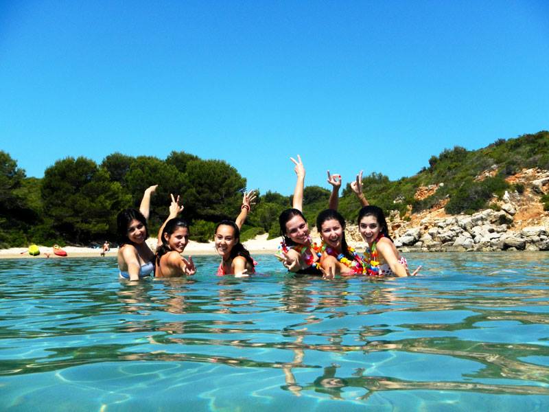 Passeio de caiaque e barco em Menorca