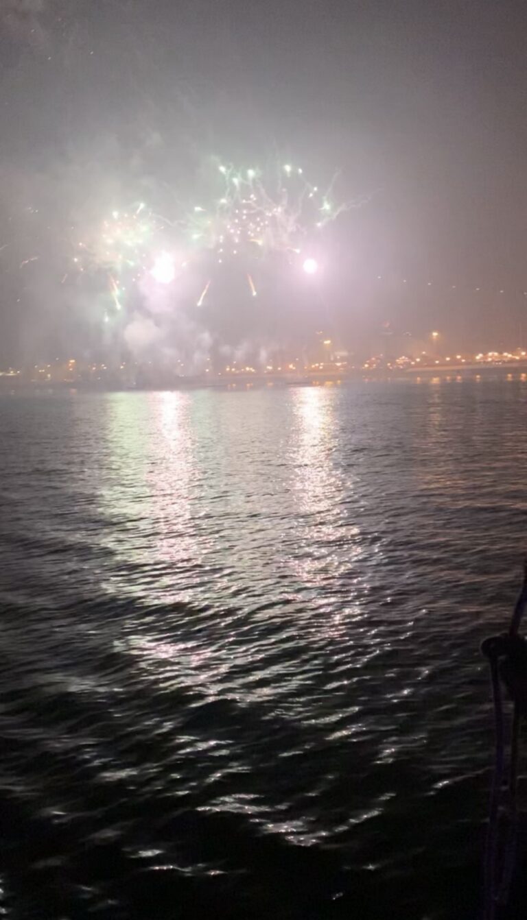 New Year’s Eve in a Sailboat