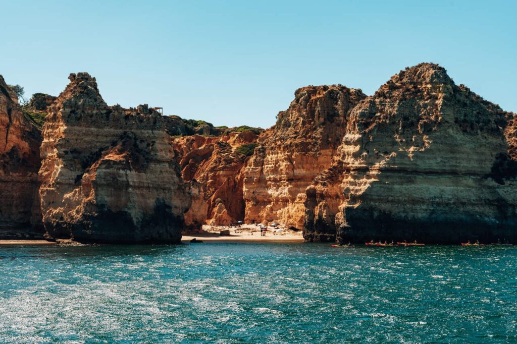 Passeio de caiaque na Ponta da Piedade