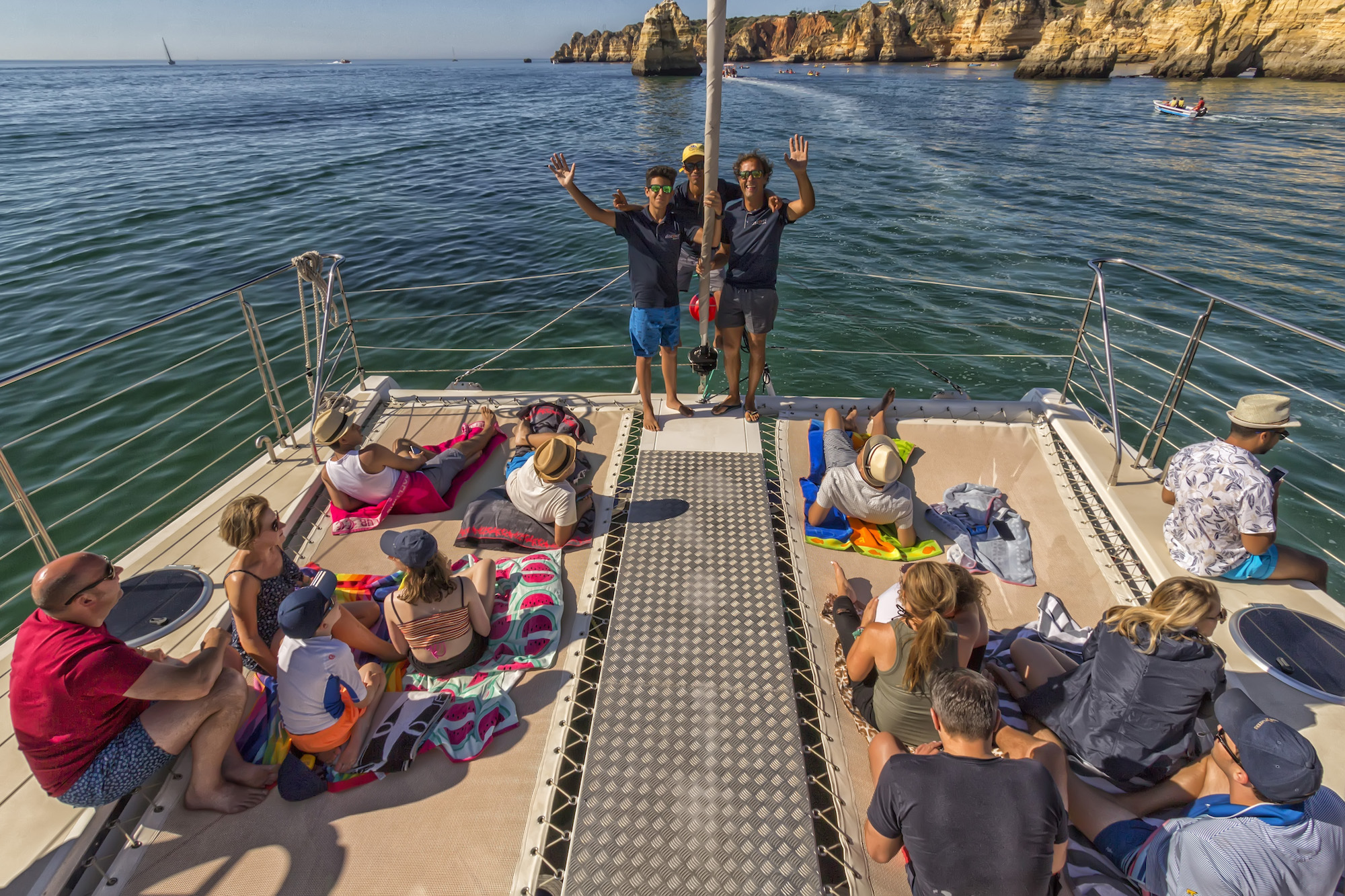 Family boat trip in Lagos