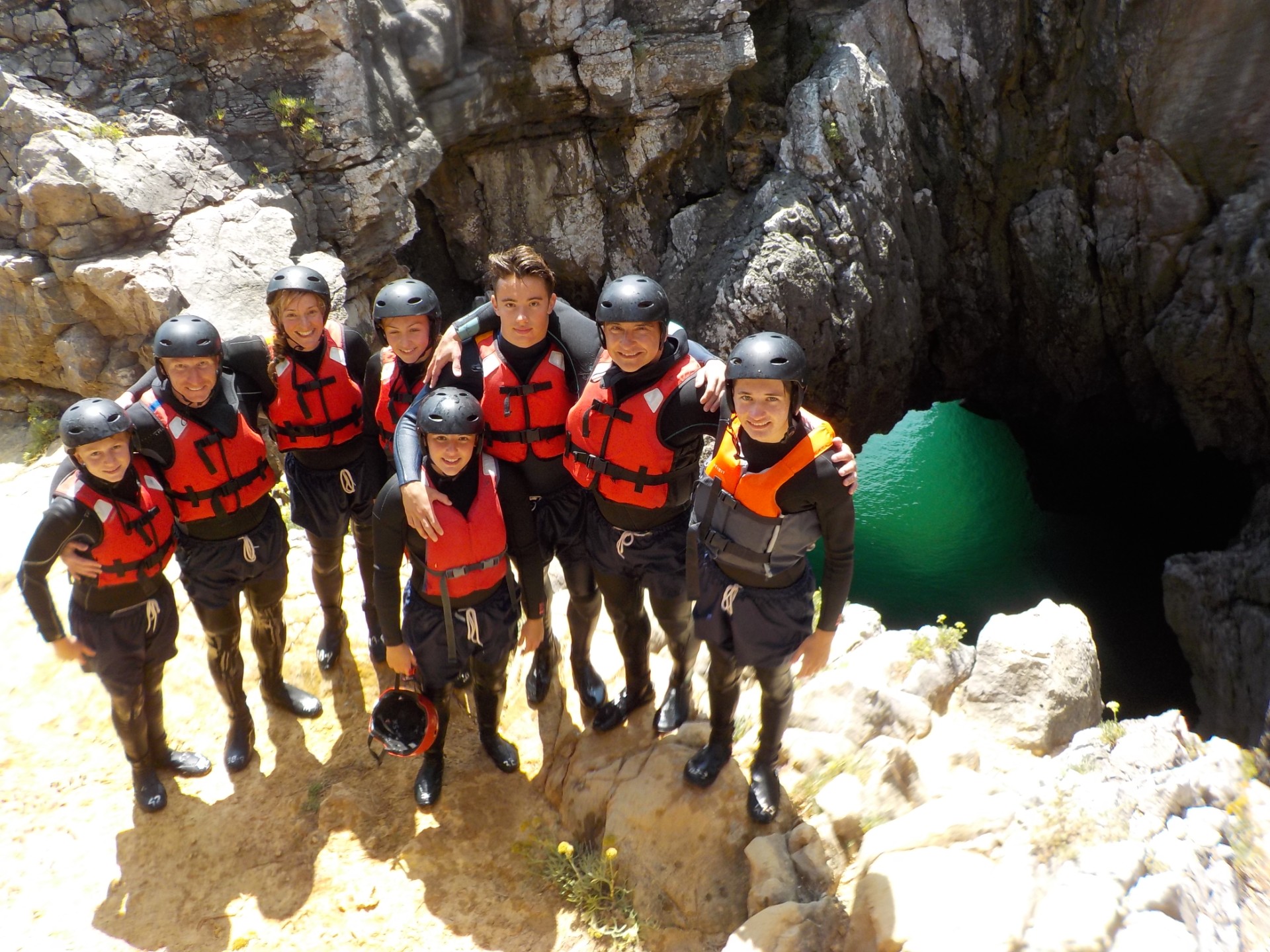 Coasteering an der Algarveküste