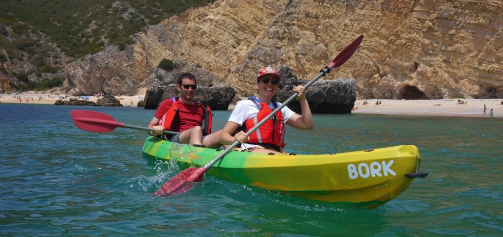 Excursión en kayak por Sesimbra