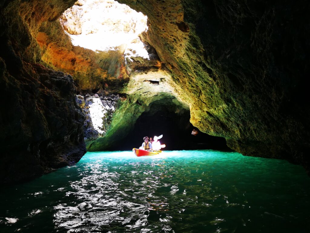 Excursión en kayak por Benagil