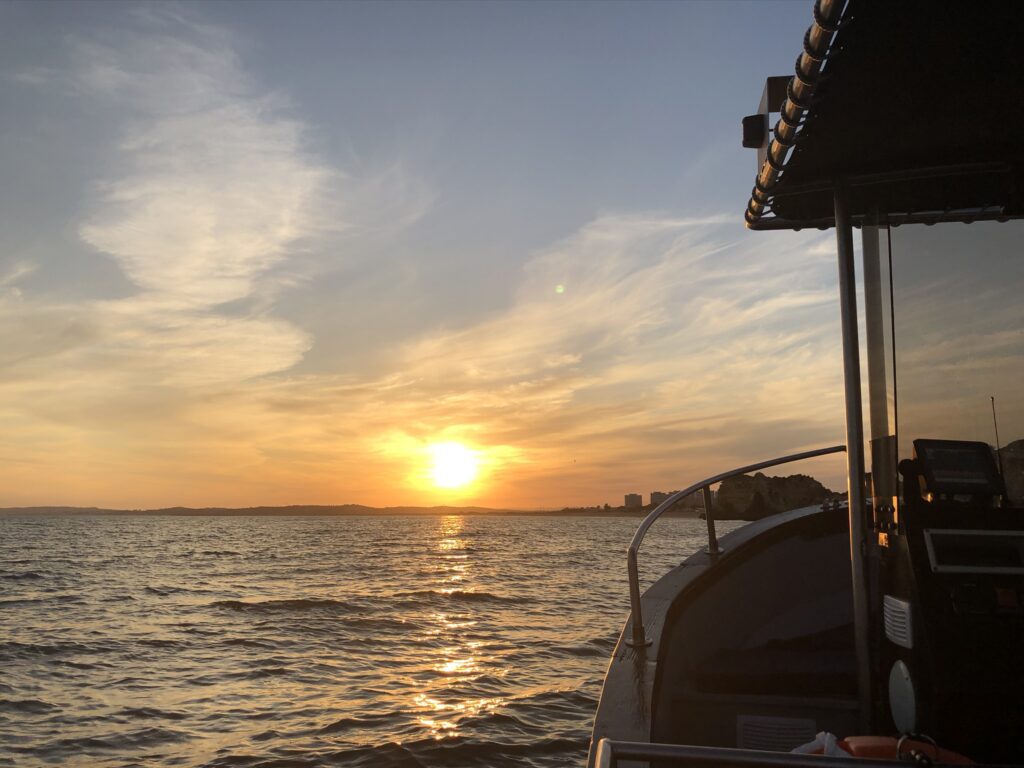 Tour bei Sonnenuntergang in Alvor