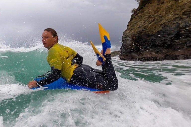 Bodyboarding in Newquay