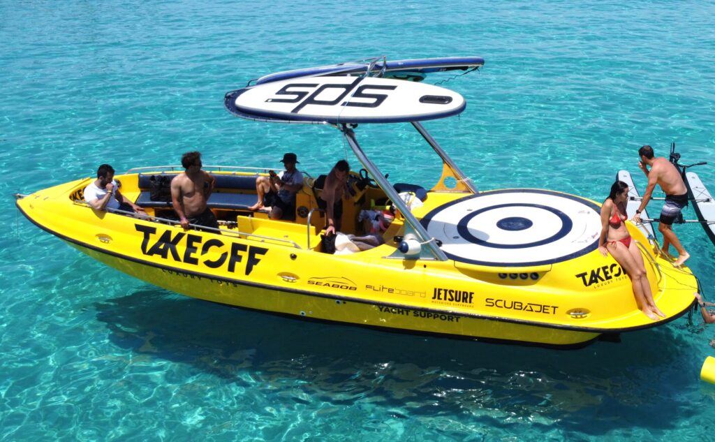 Paseo en barco por la costa de Ibiza