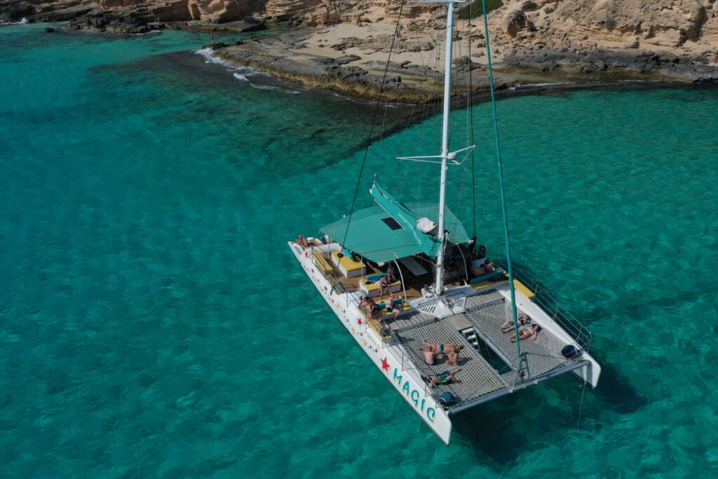 Events on a boat in Mallorca