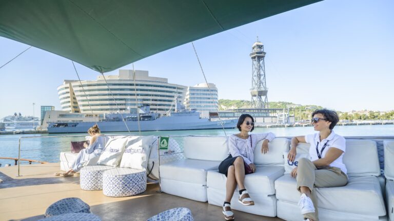 Barcelona Sky and Sailing Waterfront