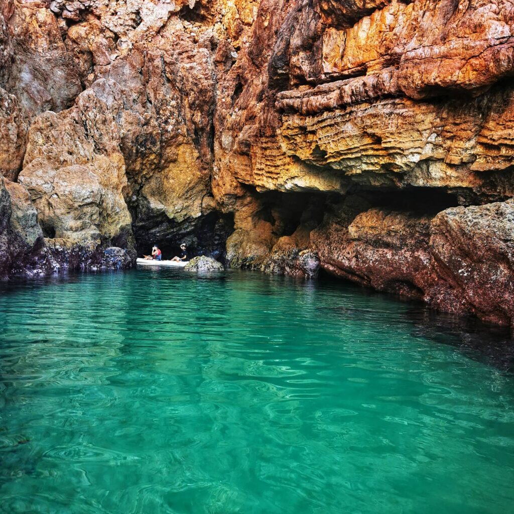 Excursión en kayak Praia da Ingrina