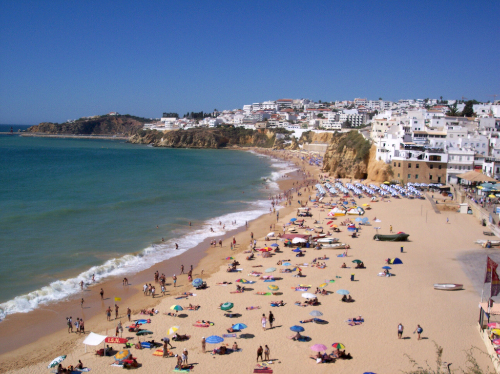 Albufeira's beach