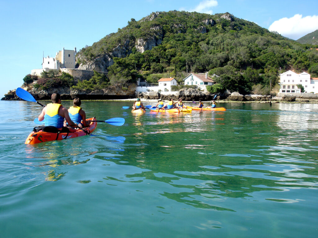 Coastal canoeing Sesimbra