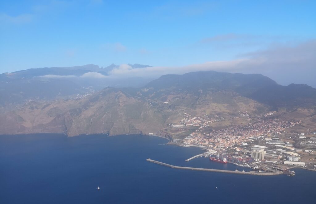 Even from the sky, you can already sense Madeira's wilderness