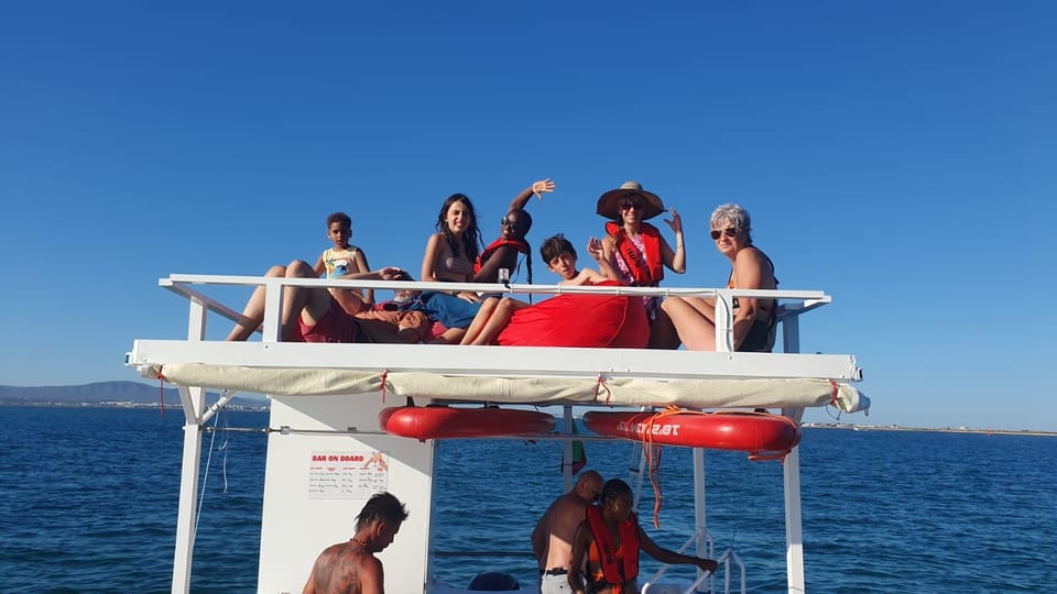 Cruzeiro com churrasco na Ria Formosa