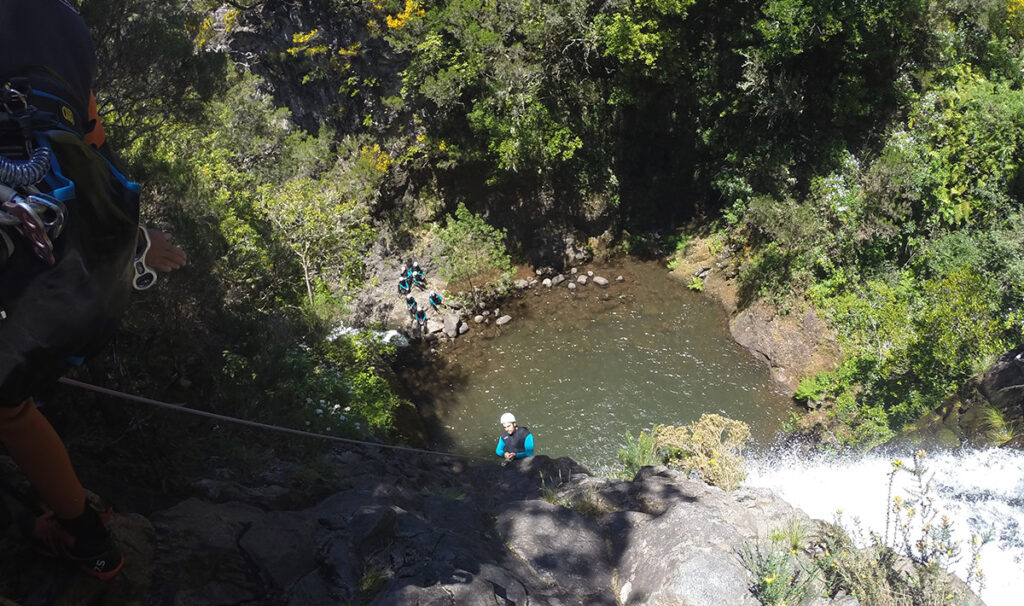 Imagine doing rappel on this 28m waterfall!