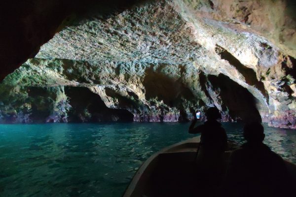 Impressive colors of the caves