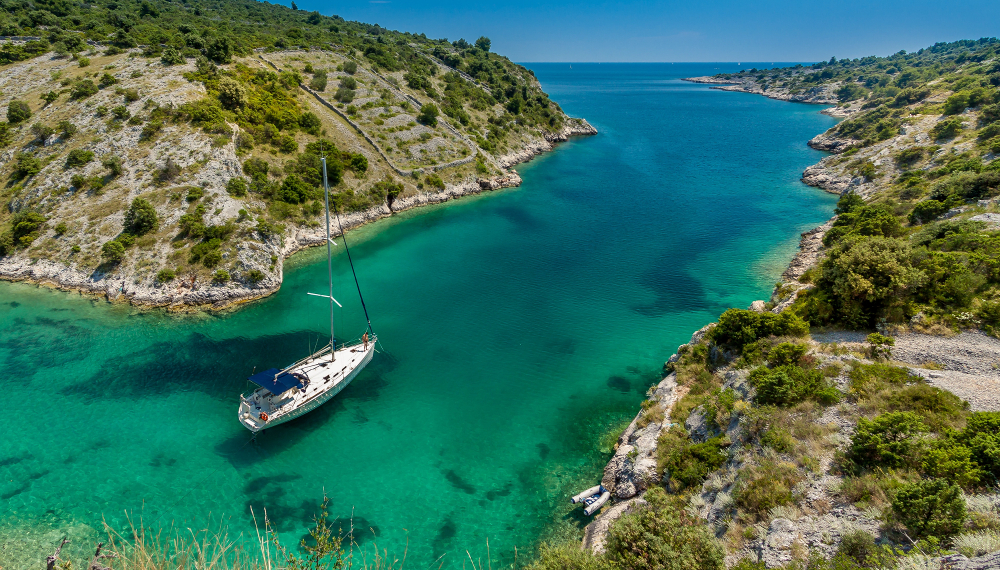 Aventura à vela na Croácia